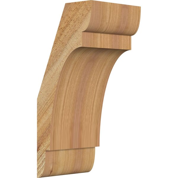 Ekena Millwork 6"W x 6"D x 14"H Olympic Rough Sawn Knee Brace, Western Red Cedar BRC06X06X14OLY00RWR - main